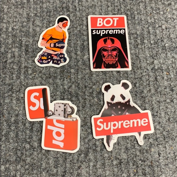 10 Limited addition supreme stickers - Picture 2 of 4